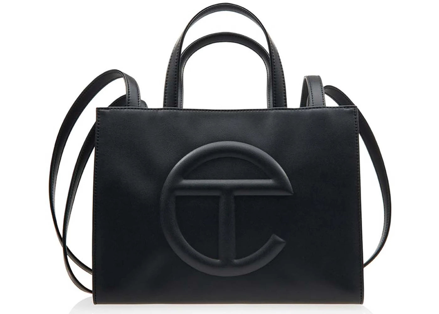 Telfar SHMedium Shopping Bag-Black