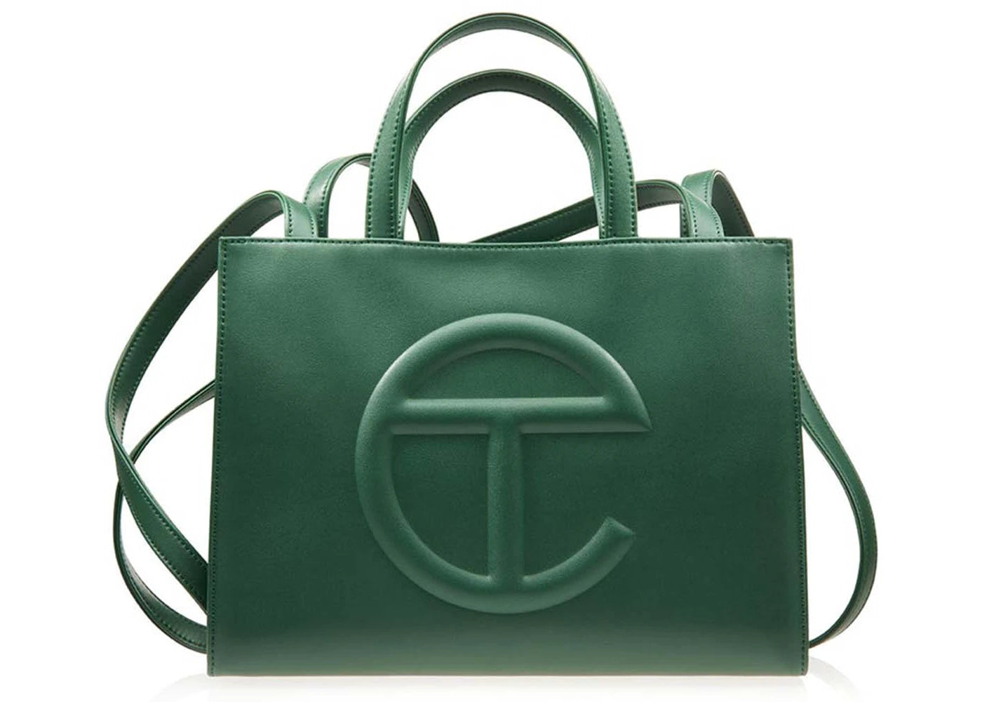Telfar SHMedium Shopping Bag-Dark Olive