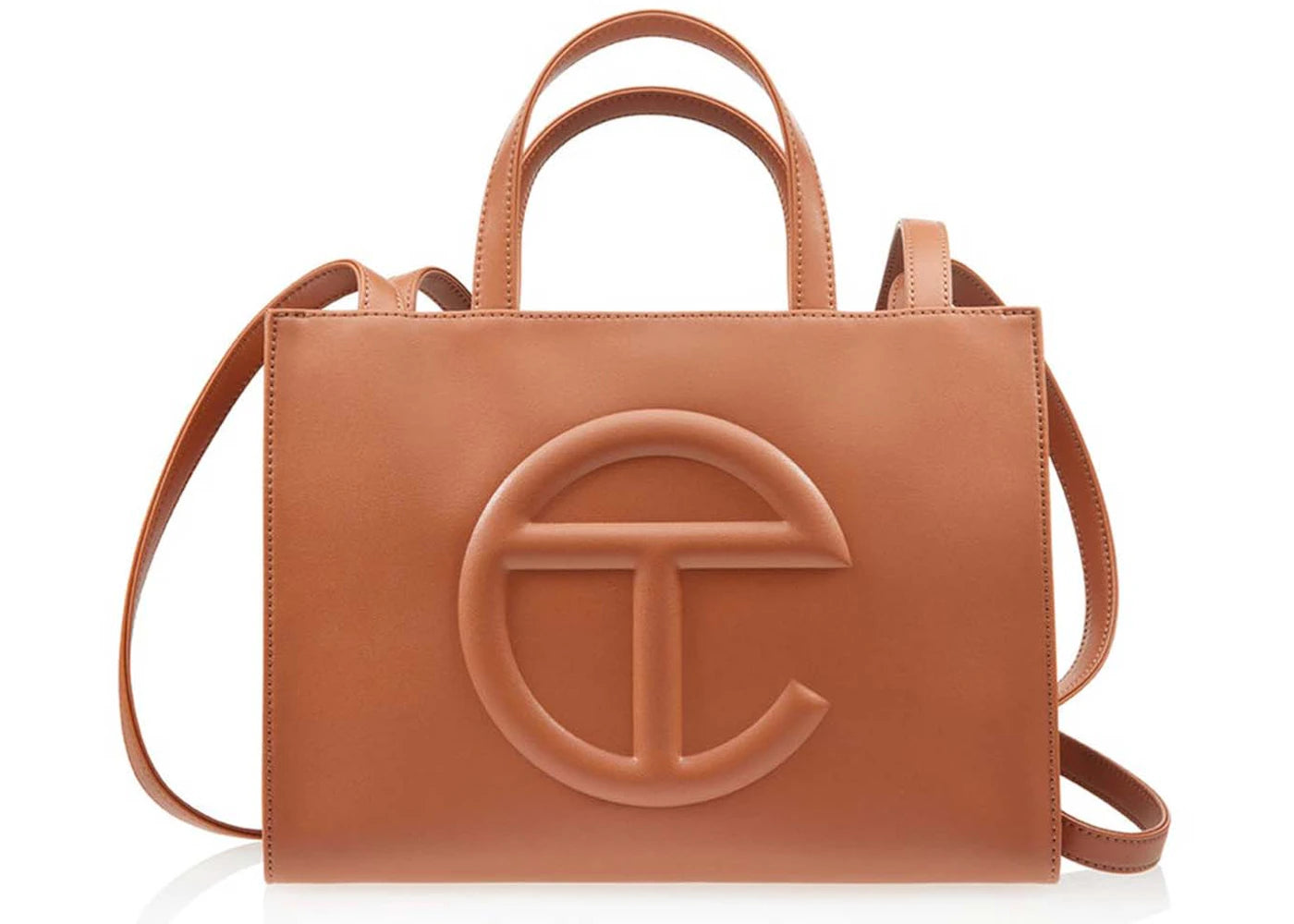 Telfar SHMedium Shopping Bag-Tan