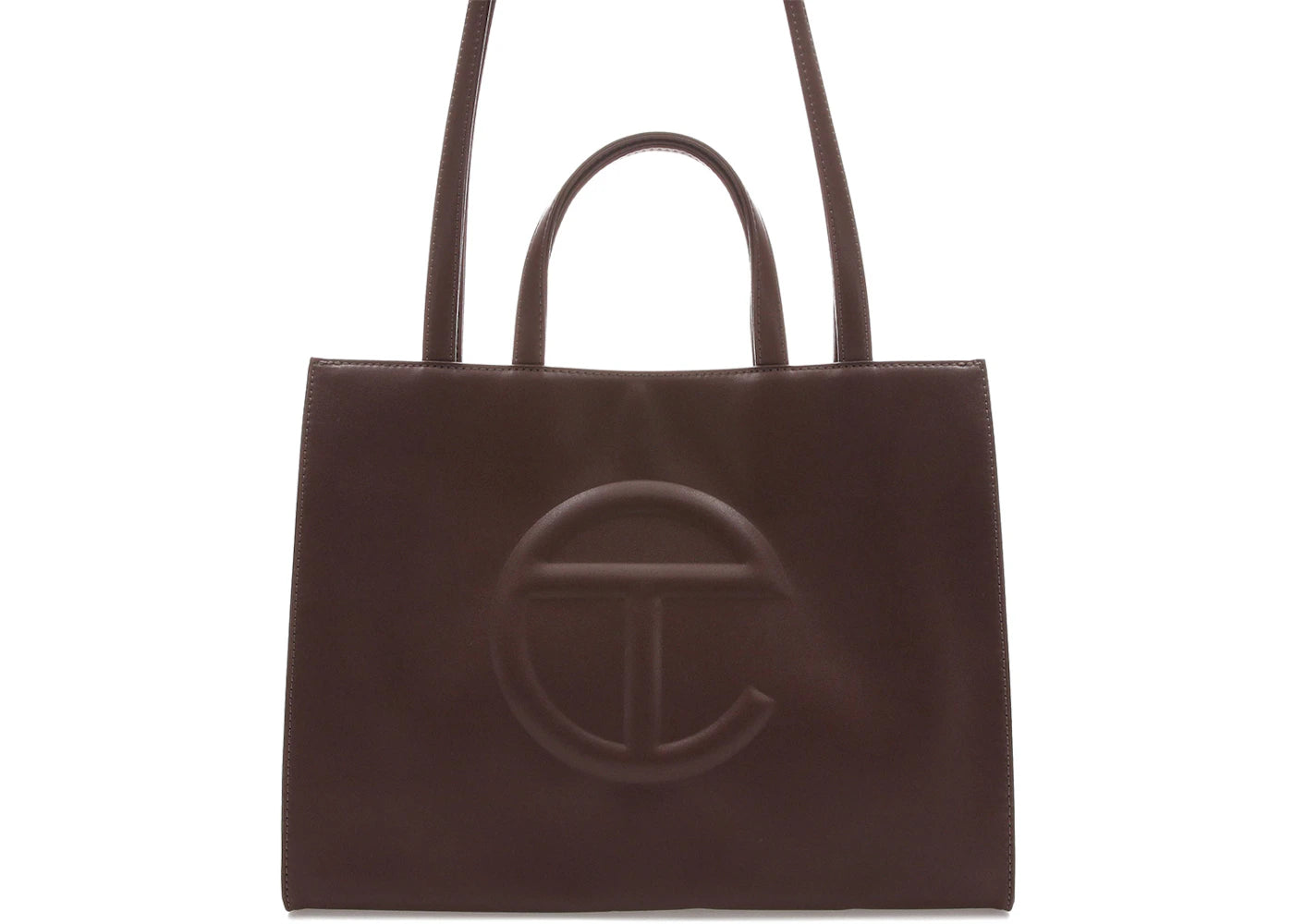Telfar Shopping Bag-Medium Chocolate