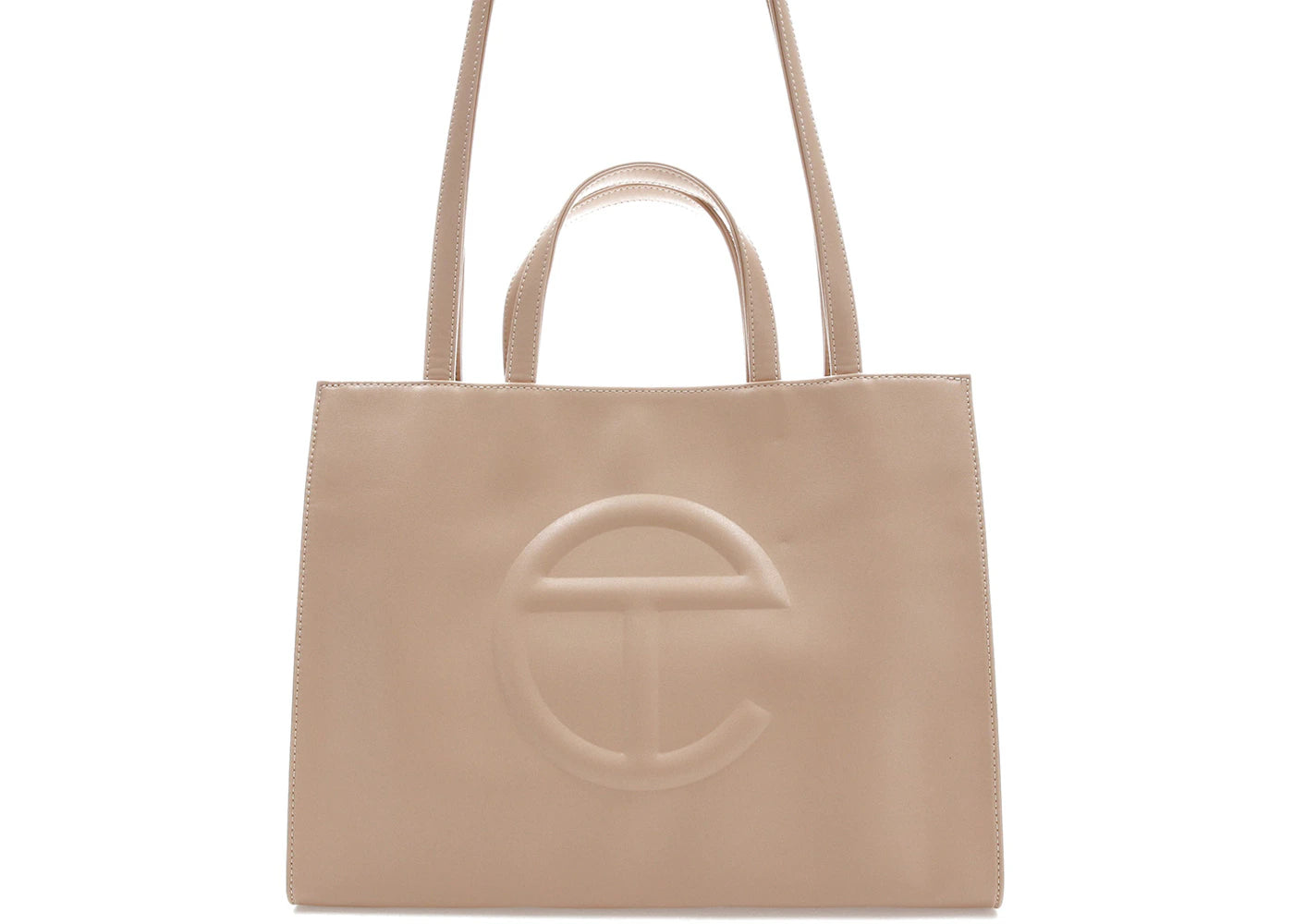Telfar Shopping Bag-Medium Cream