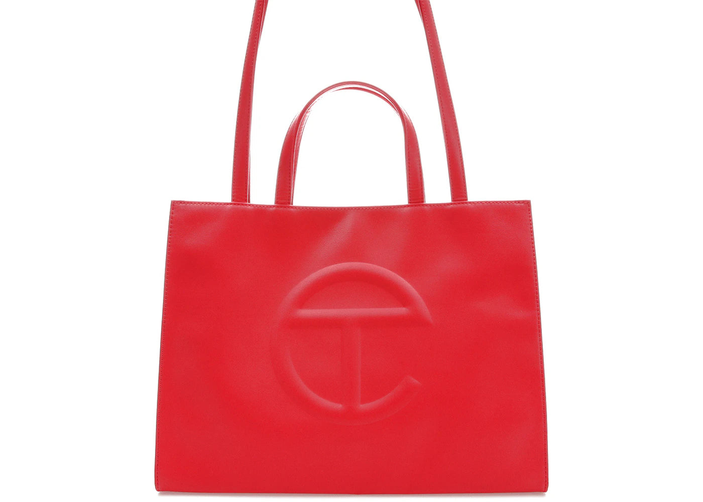 Telfar Shopping Bag-Medium Red