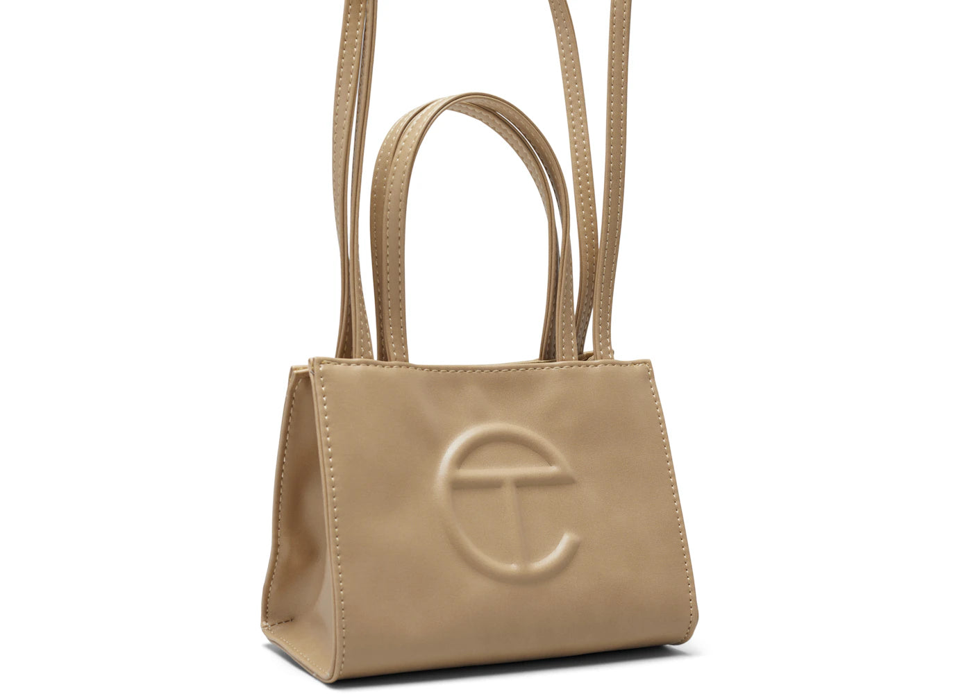 Telfar Shopping Bag-Small Cream