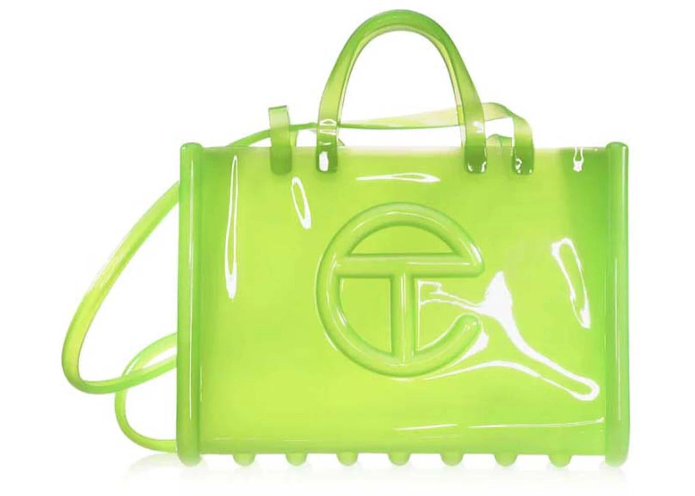 Sac cabas Telfar x Melissa grand modèle Jelly Shopper - Vert