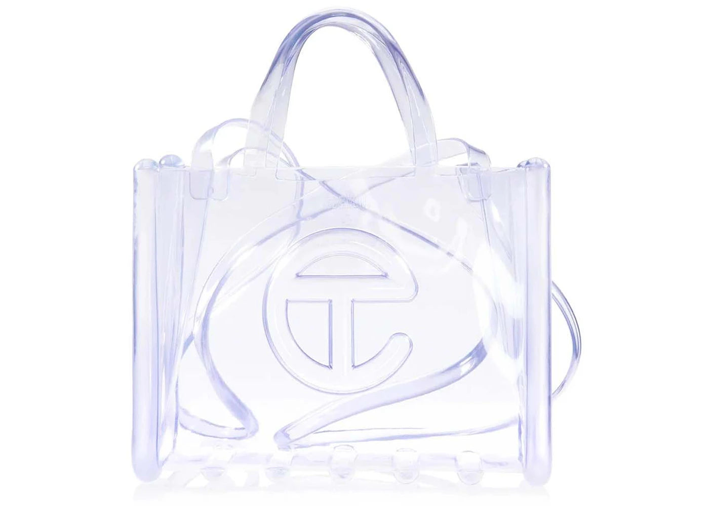 Telfar x Melissa Medium Jelly Shopper-Clear