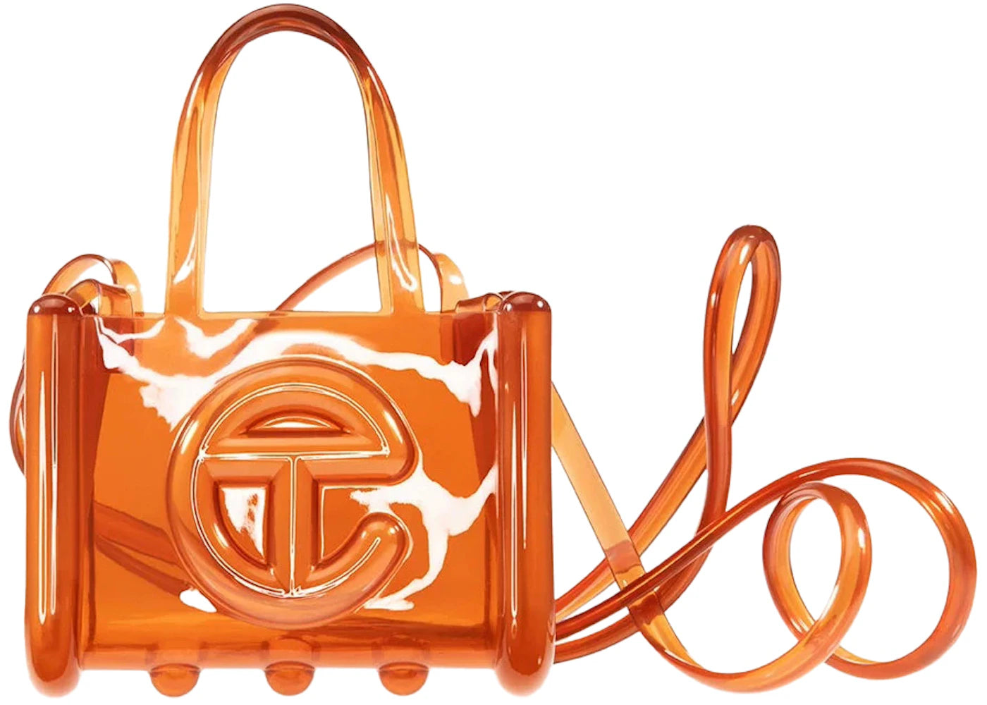 Telfar x Melissa Small Jelly Shopper-Brown