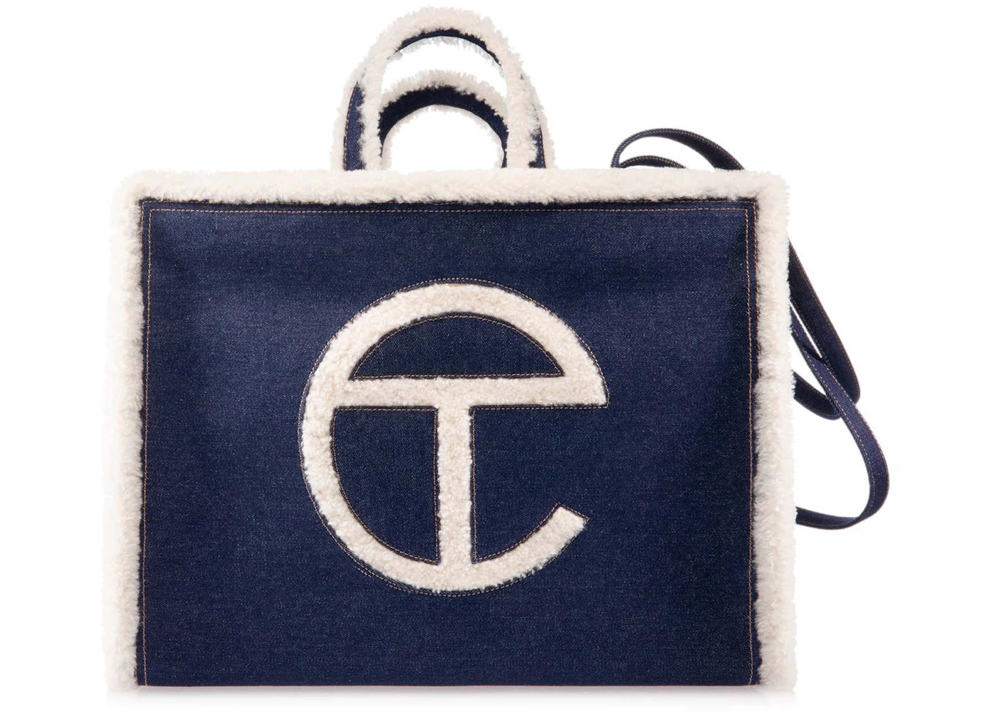Sac cabas Telfar x UGG grand format en denim