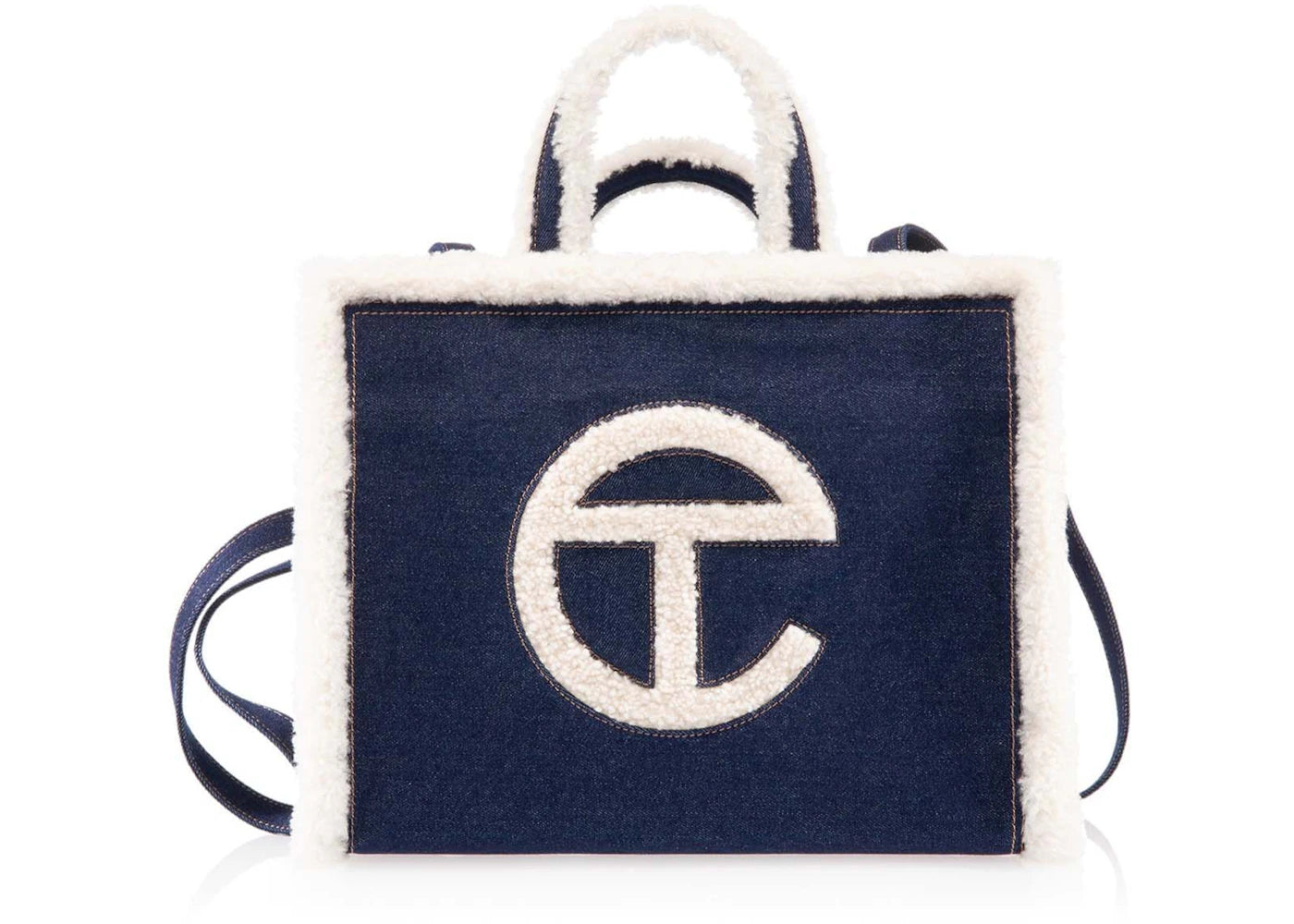 Telfar x UGG Medium Shopping Bag-Denim