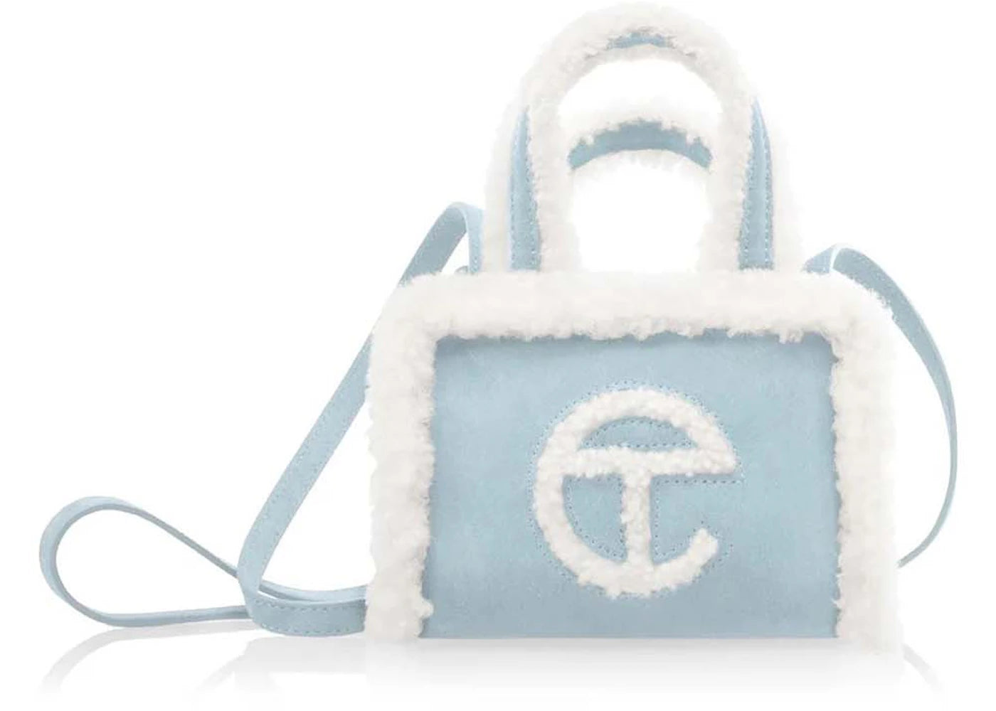 Sac cabas Telfar x UGG - Petit modèle bleu