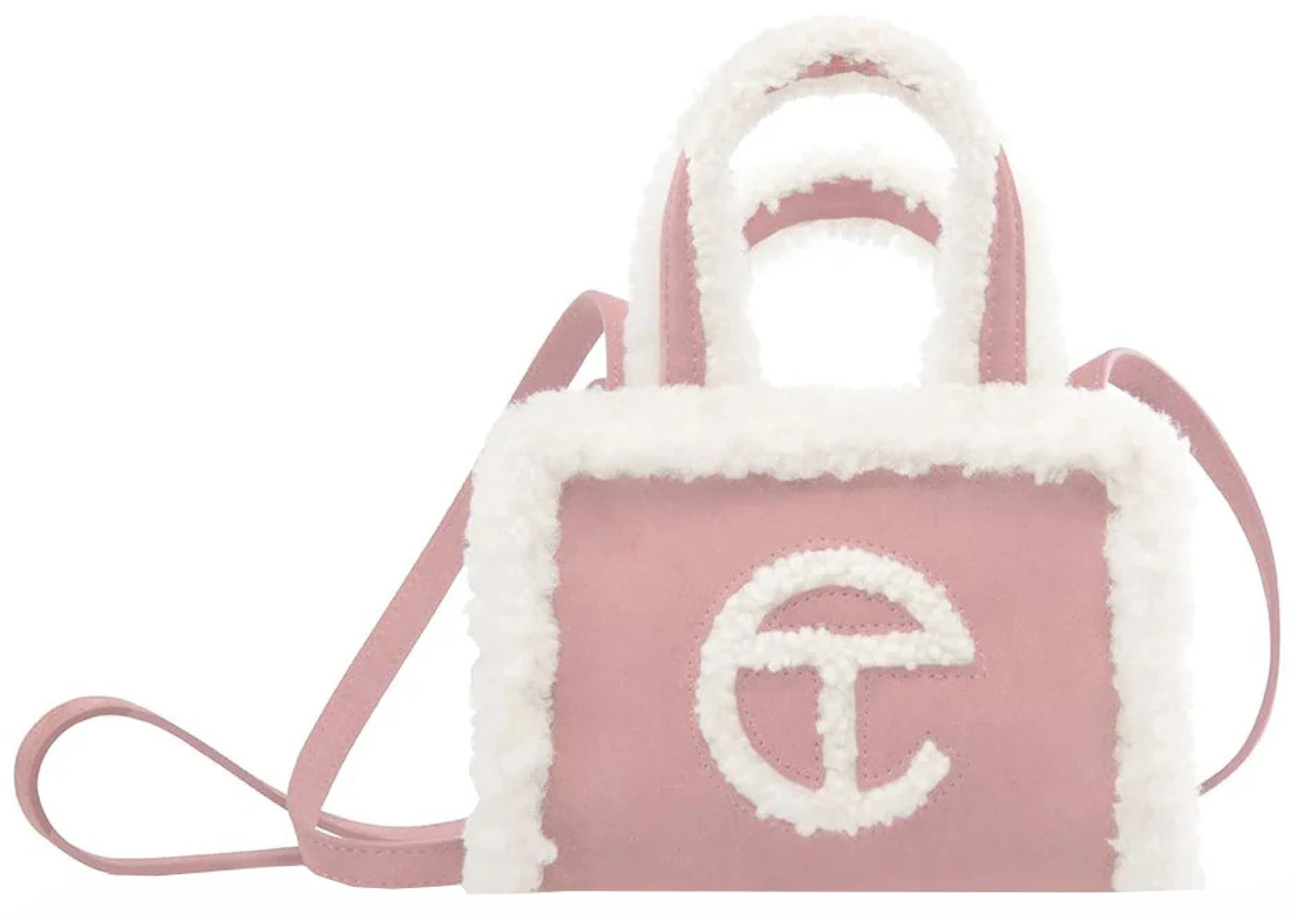 Sac cabas Telfar x UGG - Petit modèle rose
