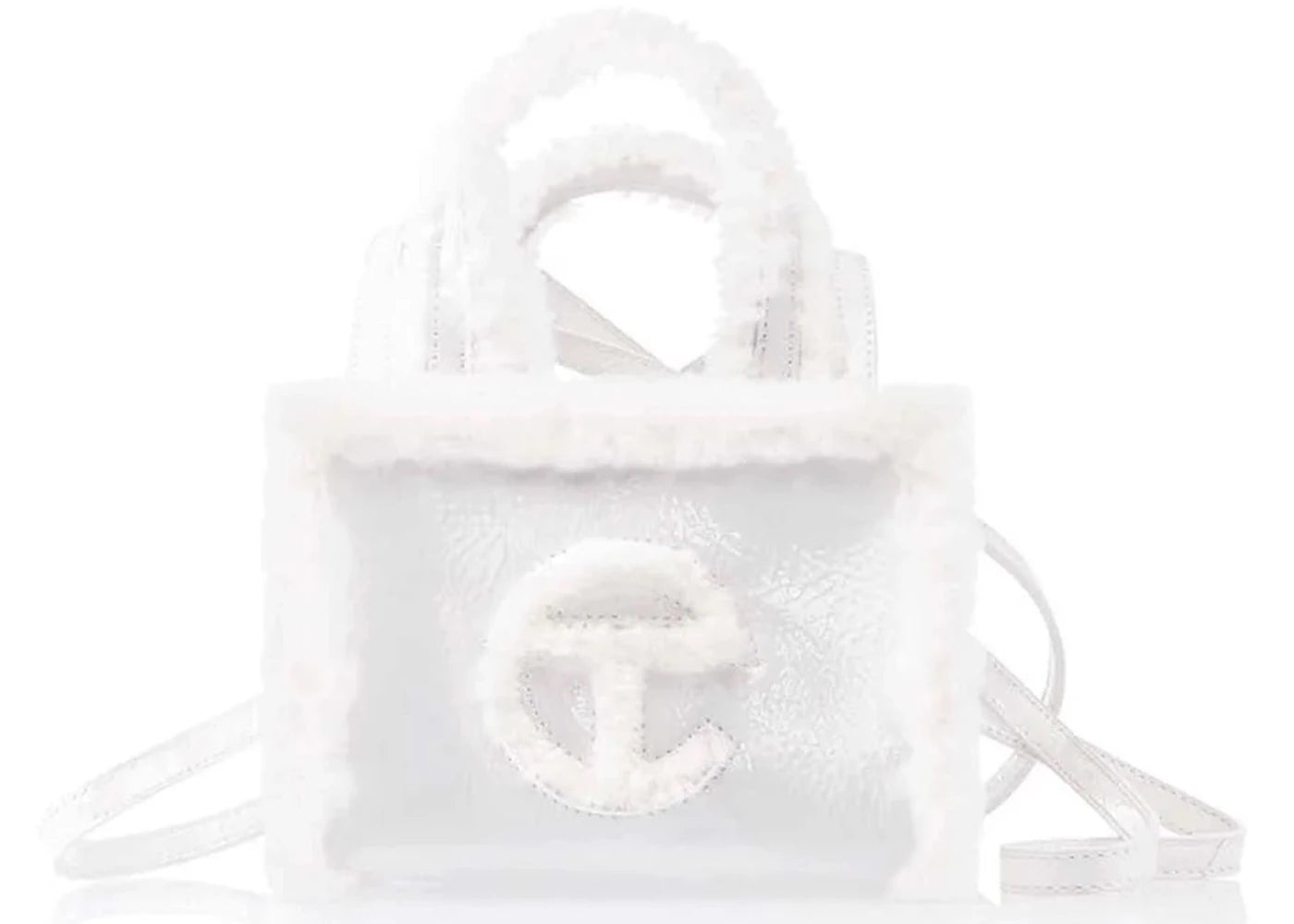 Sac cabas Telfar x UGG Small Shopper Crinkle-White