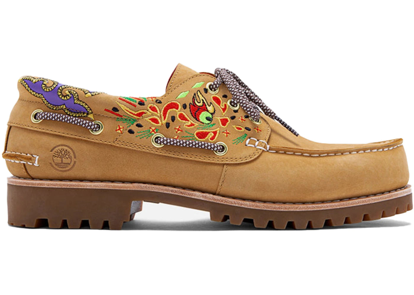 Timberland 3-Eye Classic Lug Handsewn Boat Shoe-CLOT Wheat