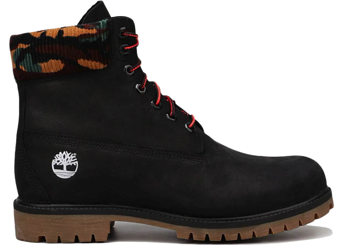 Timberland 6" Heritage Warm Lined Boot-Black Camo