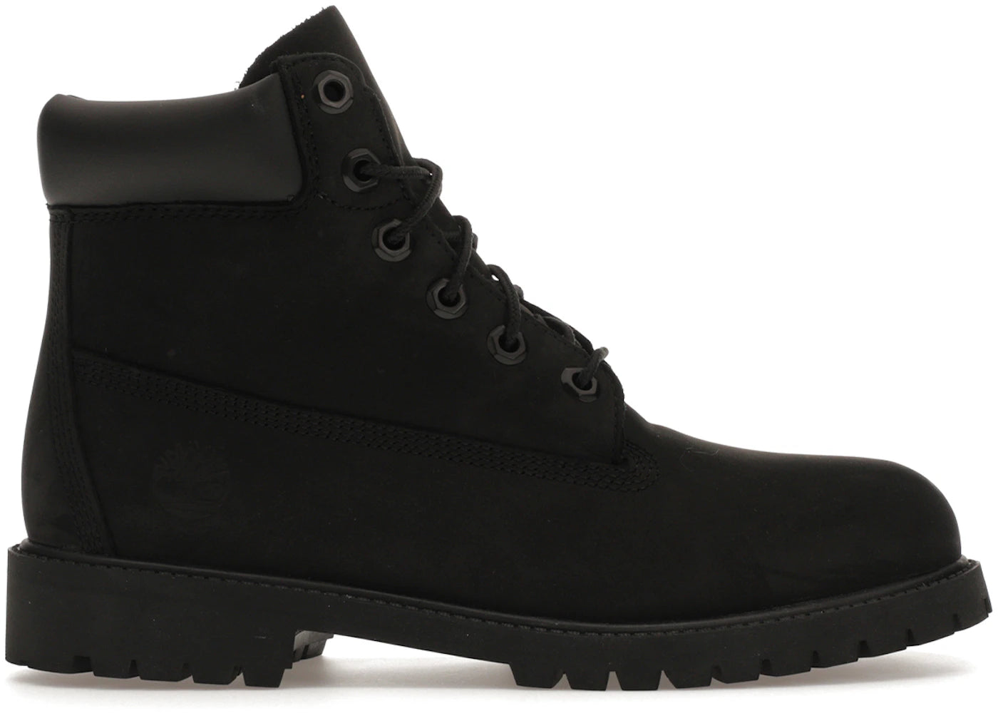Timberland 6" Premium Boot-Black Nubuck (GS)