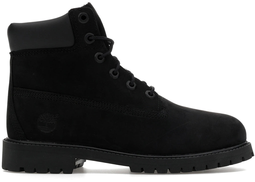Timberland 6 Inch Premium Boot Black Nubuck - main view
