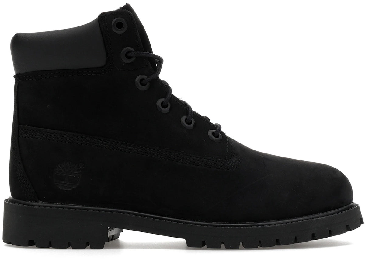 Timberland 6 Inch Premium Boot Black Nubuck - main view