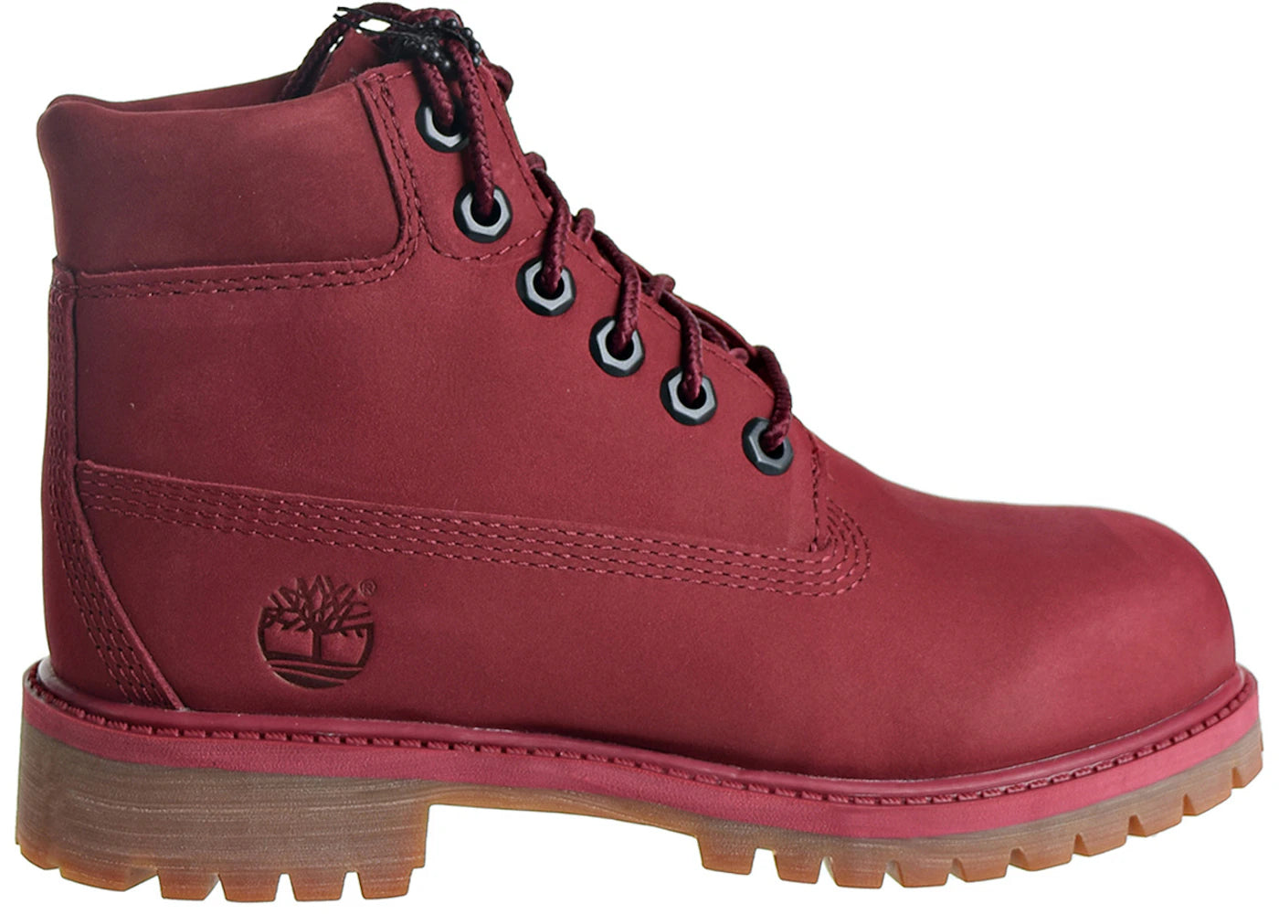 Timberland 6" Premium Boot-Burgundy (PS)