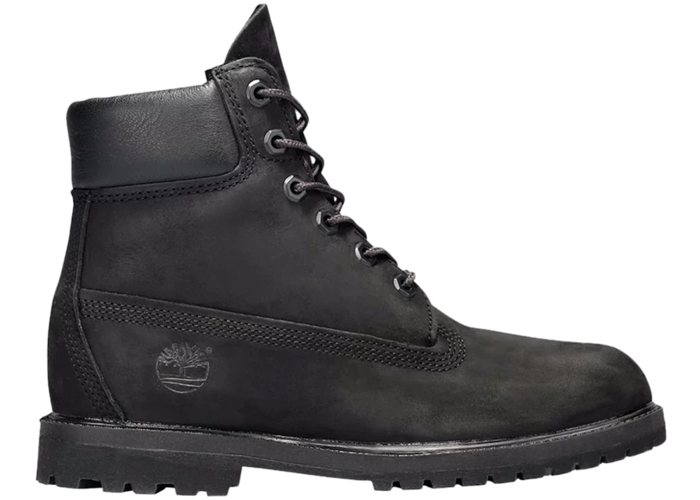 Timberland 6 Inch Premium Waterproof Boots-Black Nubuck (Women's)