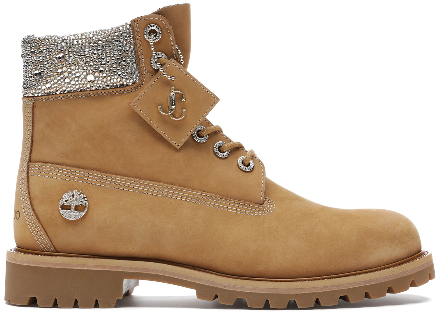 Bottes Timberland 6" - Jimmy Choo Premium Wheat - Cristal Swarovski