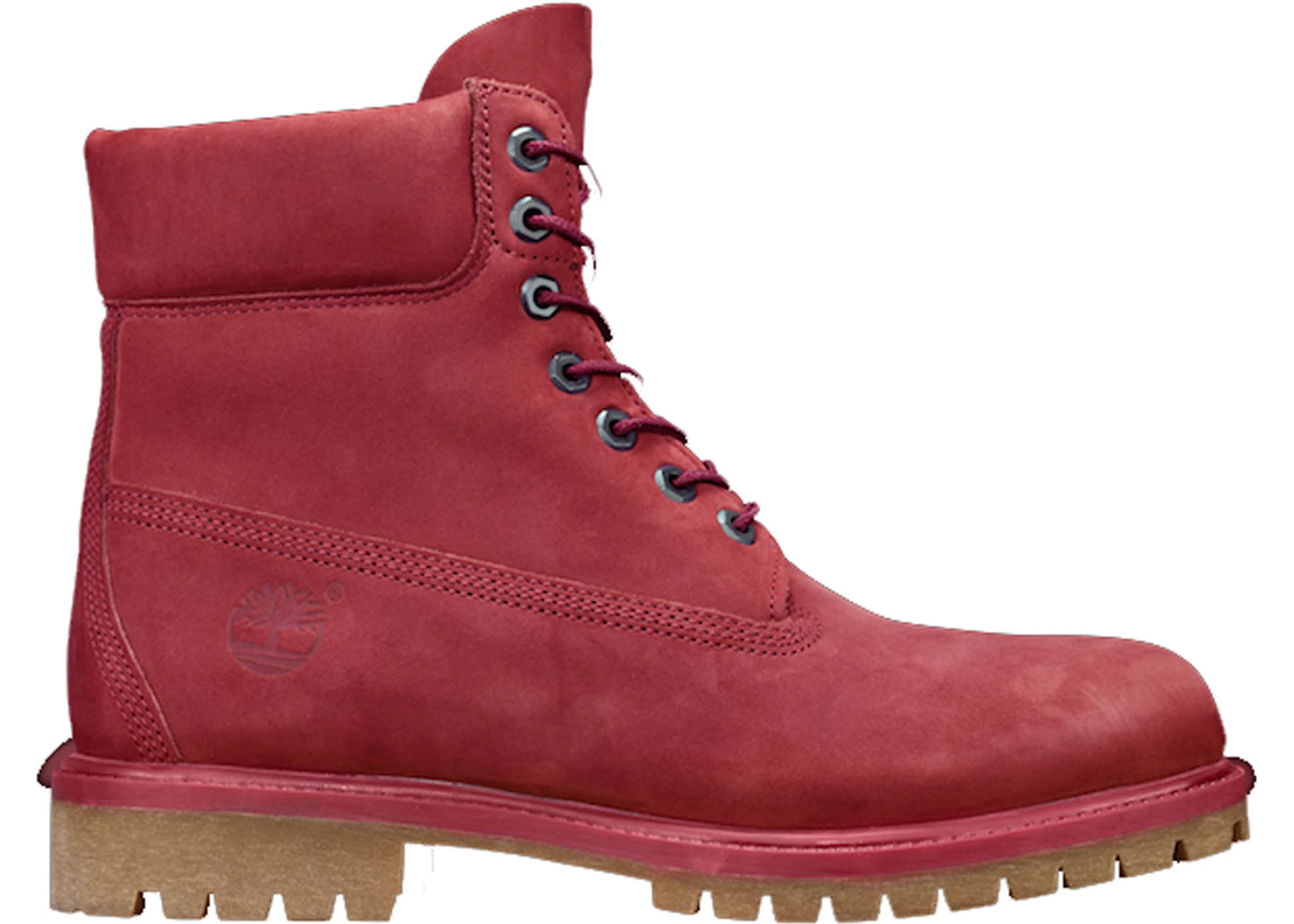 Timberland 6" Boot-Pomegranate Burgundy Nubuck