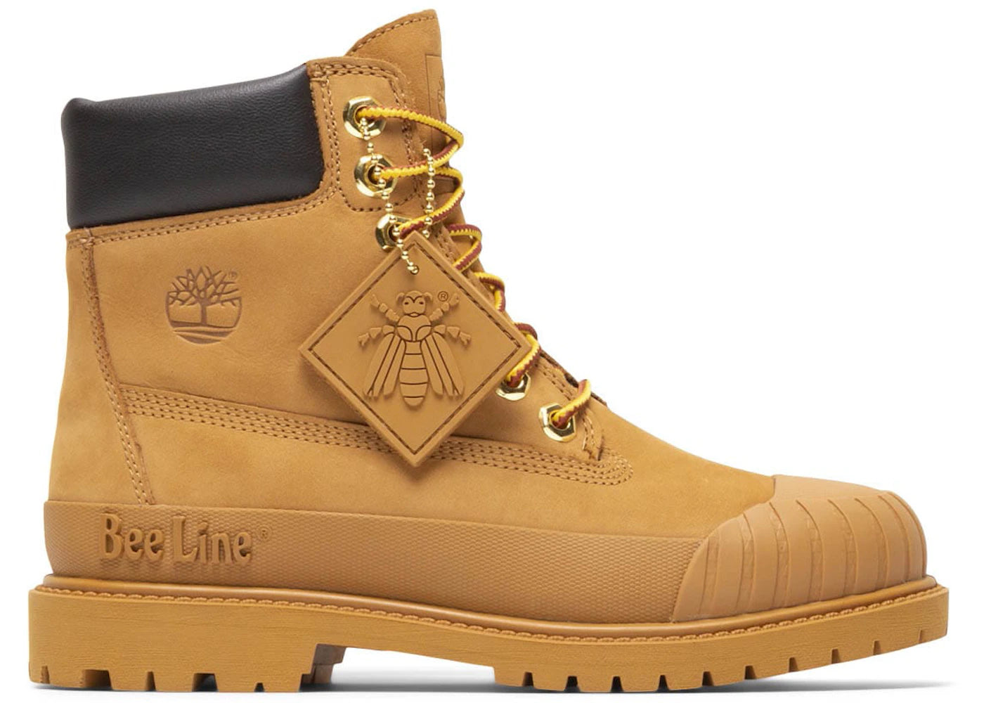 Timberland 6" Boot-Premium Bee Line Rubber Toe WP Wheat Nubuck (Women's)