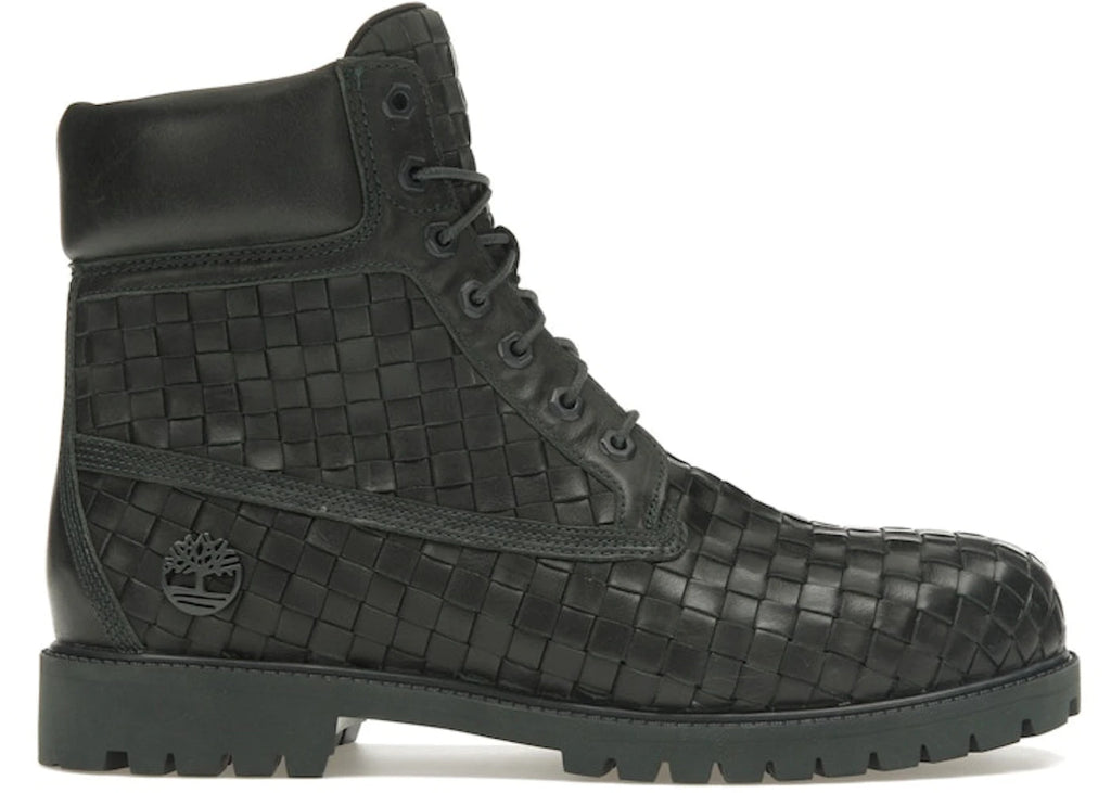 Timberland 6 Inch Premium Boot Woven Dark Green - main view