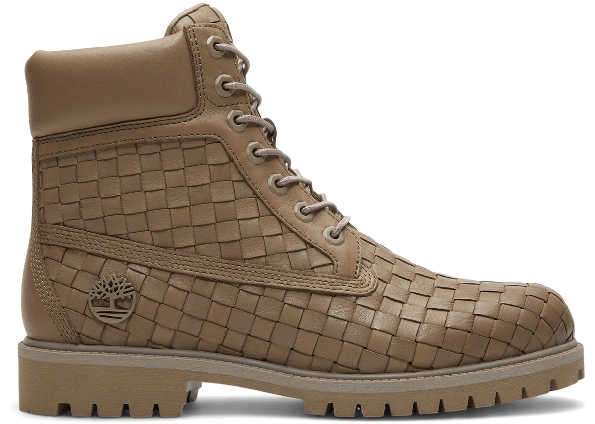 Timberland 6 Inch Premium Boot Woven Olive - main view