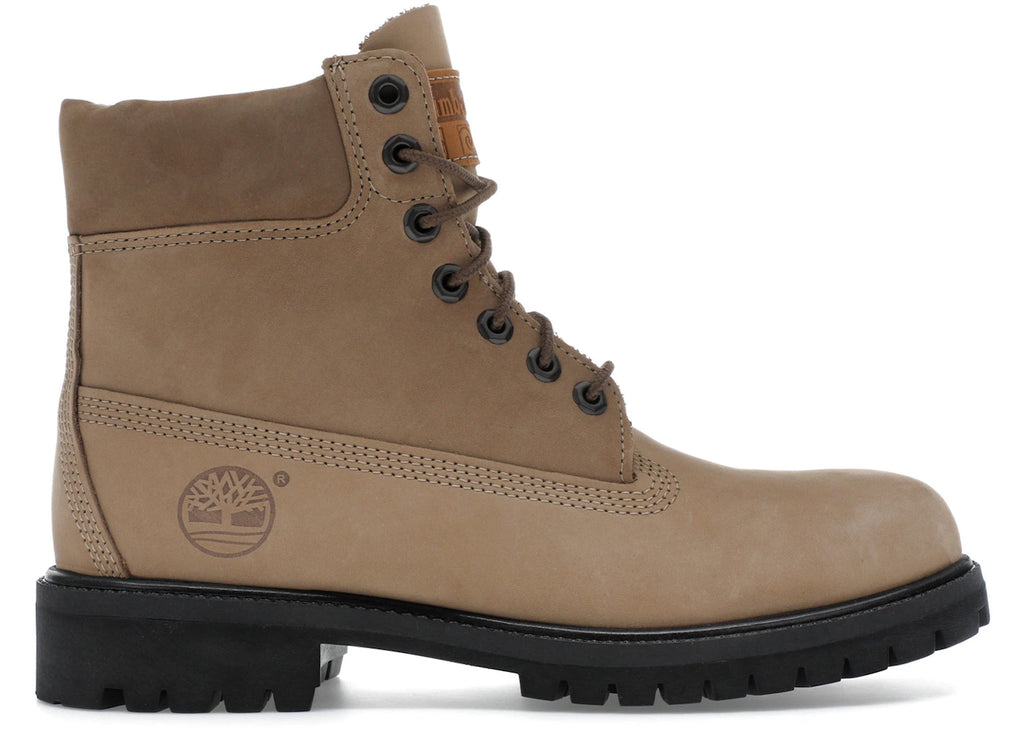 Timberland 6 Inch Premium Waterproof Boot Beige Nubuck - main view