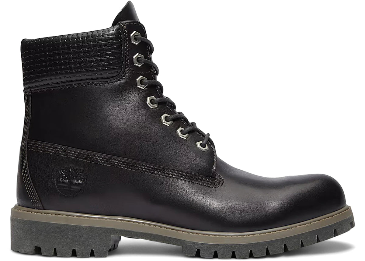 Timberland 6 Inch Premium Waterproof Boot Black Full Grain Dark Brown - main view