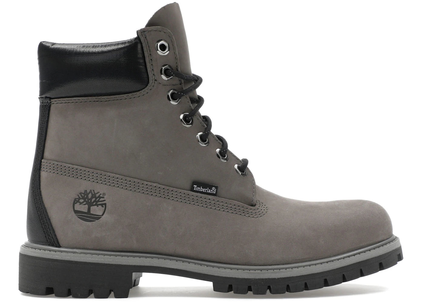 Timberland 6" Premium Waterproof Boot-Dark Grey Black