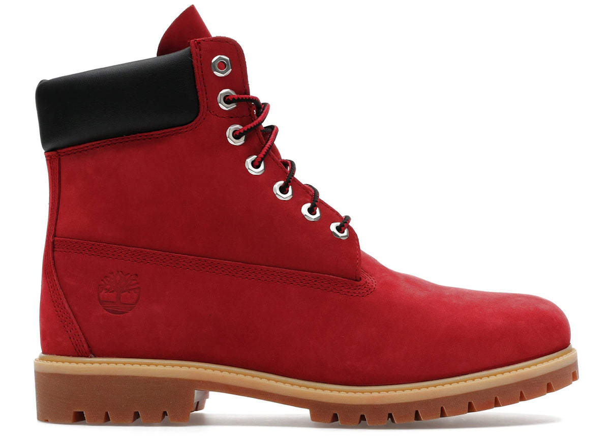 Timberland 6 Inch Premium Waterproof Boot Dark Red Nubuck - main view