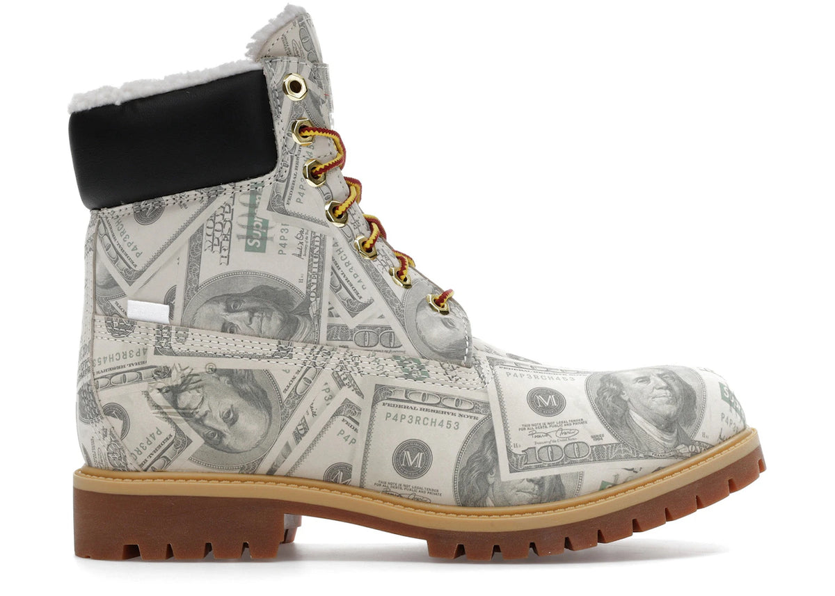 Timberland 6 Inch Premium Waterproof Boot Supreme x MM6 Maison Margiela $100 Bills - main view