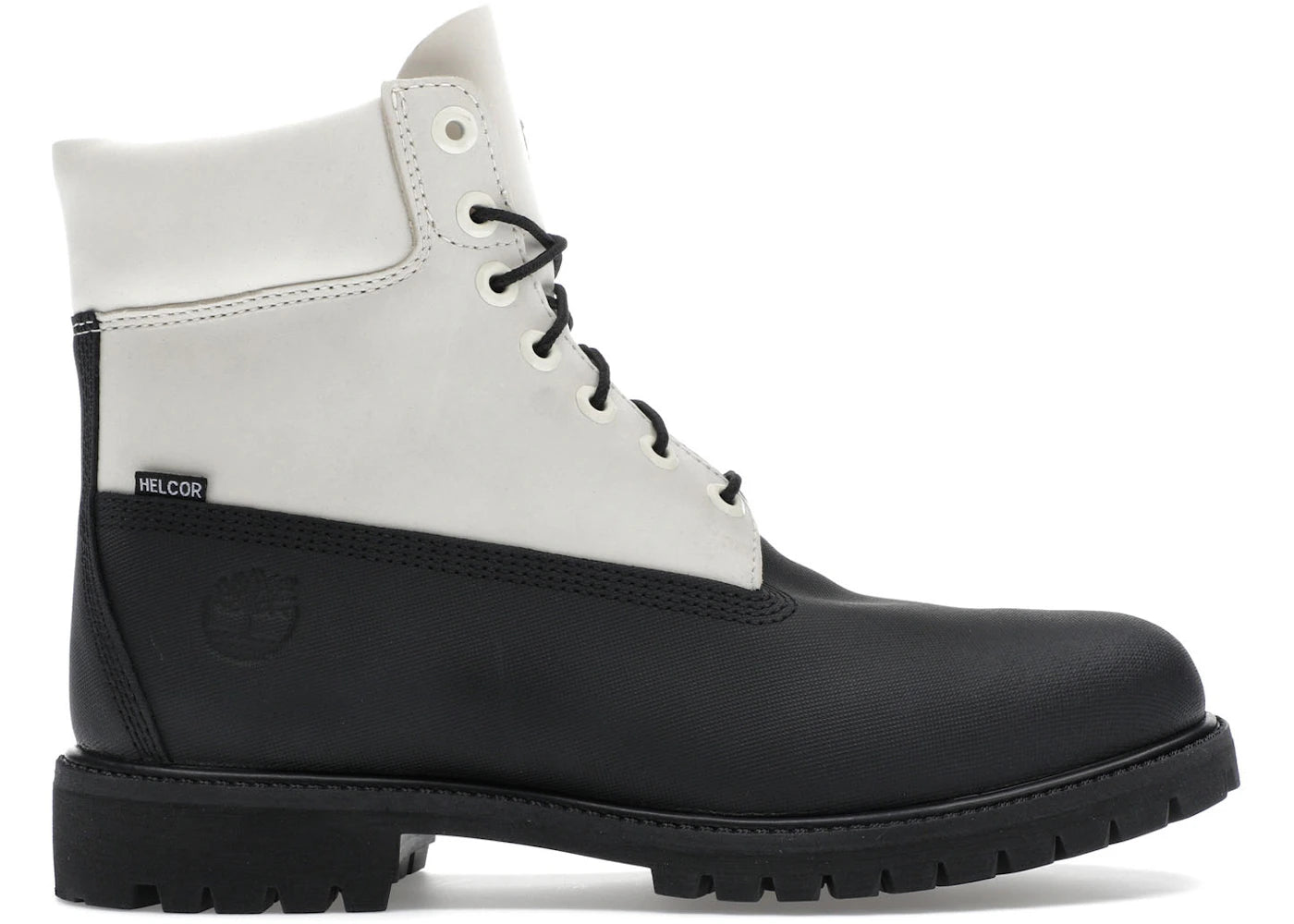 Timberland 6" Ski School Premium Waterproof Boot-Black Helcor Leather White