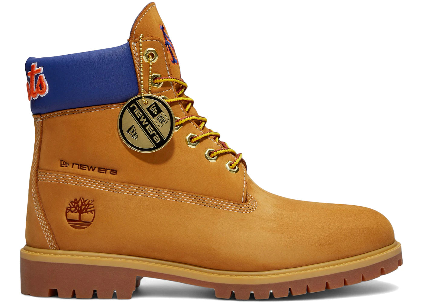 Timberland 6 Inch Waterproof Boot New Era x MLB New York Mets Wheat - main view