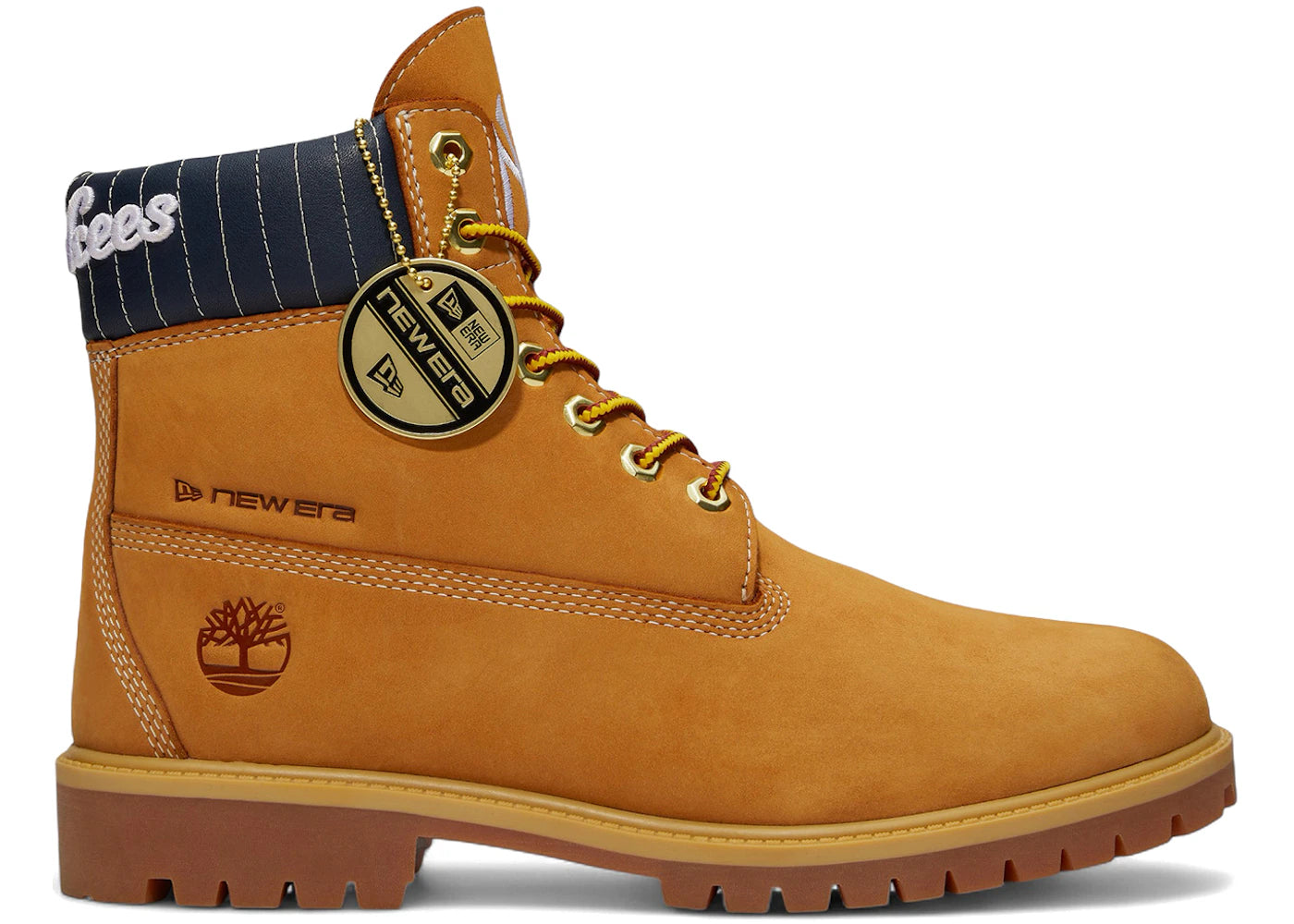 Timberland 6 Inch Waterproof Boot New Era x MLB New York Yankees Wheat - main view