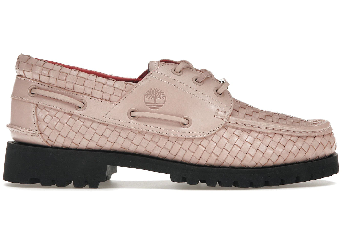Timberland Woven Leather 3-Eye Lug-Supreme Pink