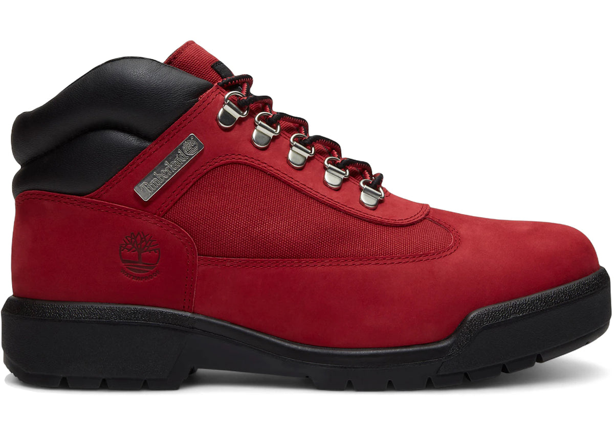 Timberland Field Boot Waterproof Dark Red Nubuck - main view