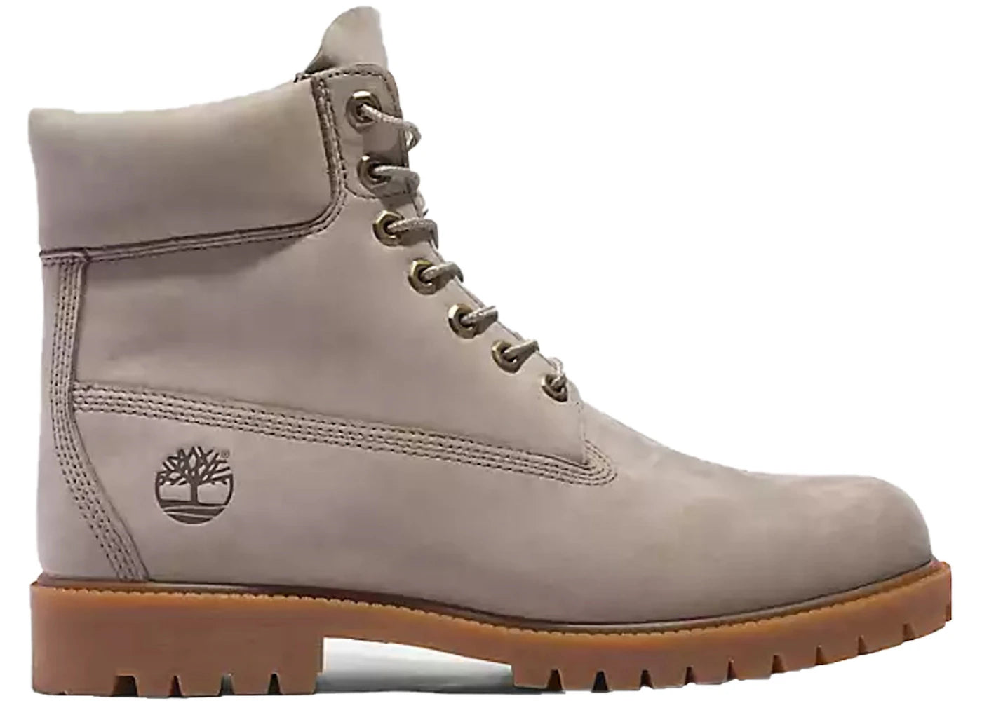 Timberland Heritage 6 Inch Lace Up Waterproof-Light Taupe Nubuck