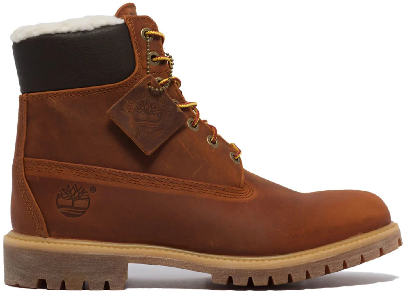 Timberland Heritage 6" Premium Boot-Shearling Lined Rust