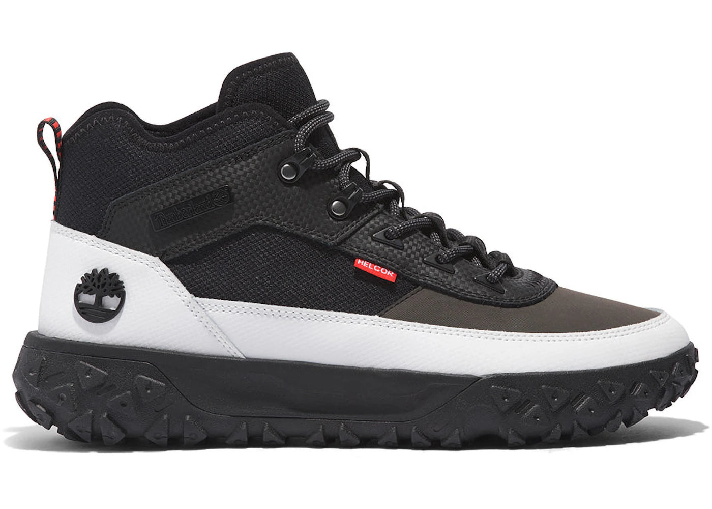 Timberland Motion 6 Waterproof Mid Boot-Black White
