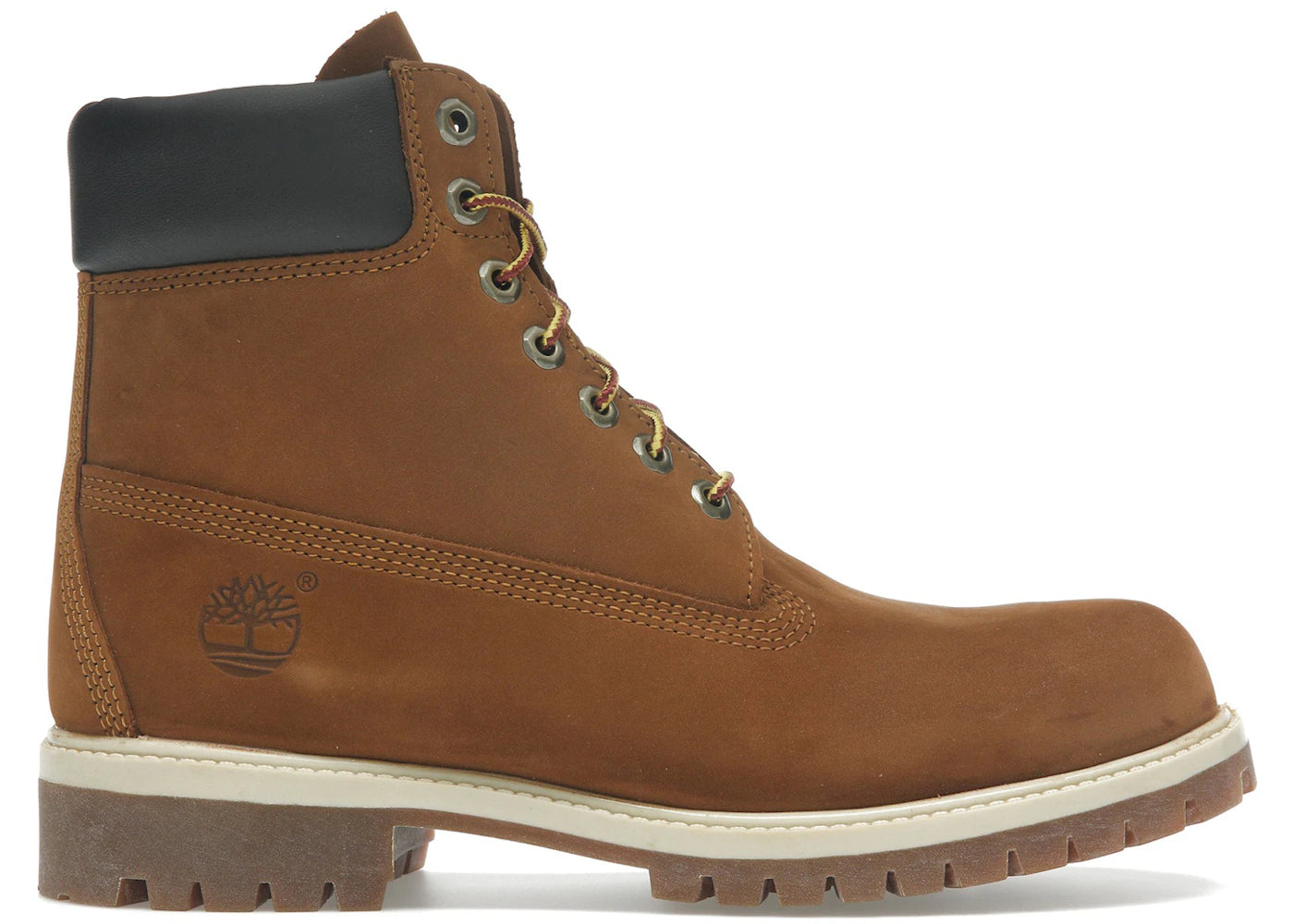 Timberland Premium 6 Inch Lace Up Waterproof-Dark Wheat Nubuck