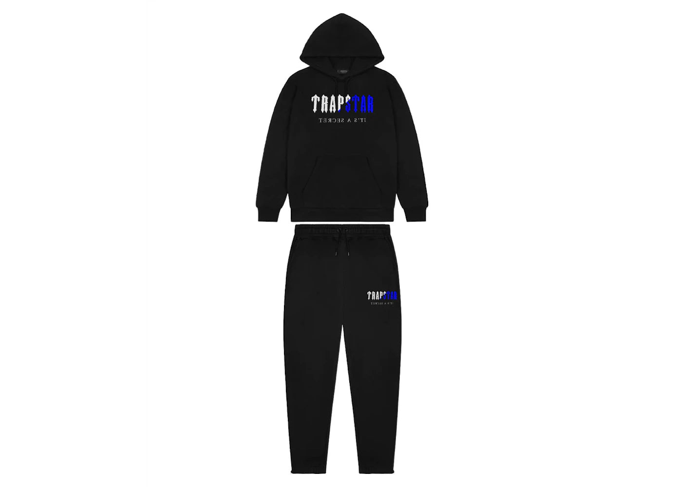 Survêtement à capuche en chenille Trapstar Decoded - Édition Black Ice