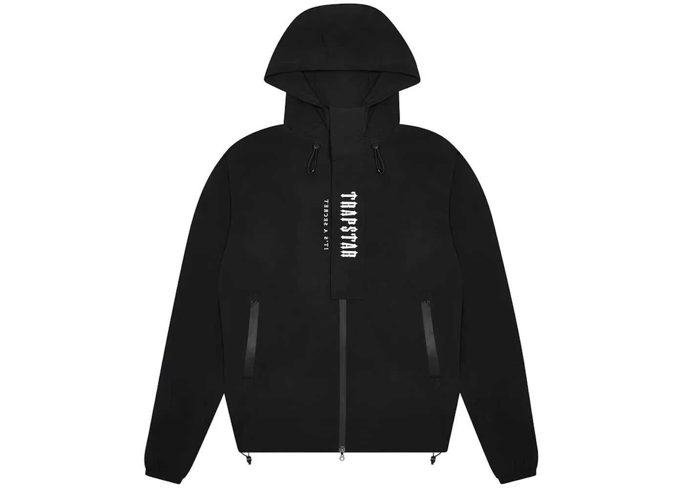 Trapstar Decoded Windbreaker-Black/White