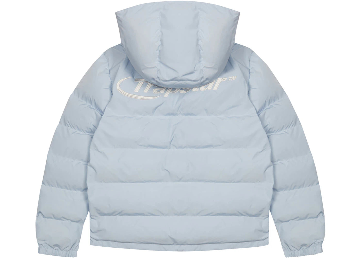 Trapstar Hyperdrive Detachable Hooded Puffer Jacket-Ice Blue