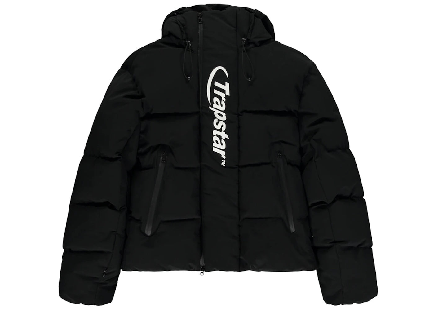 Trapstar Hyperdrive Technical Puffer Jacket-Black/White