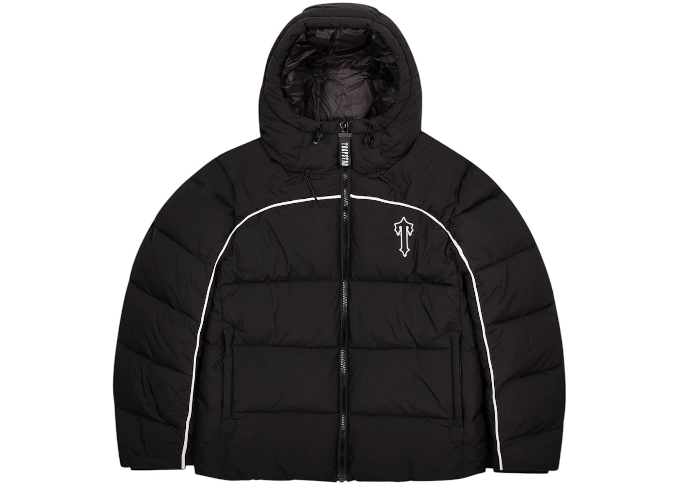 Trapstar Irongate Arch Pipping Puffer Jacket-Black