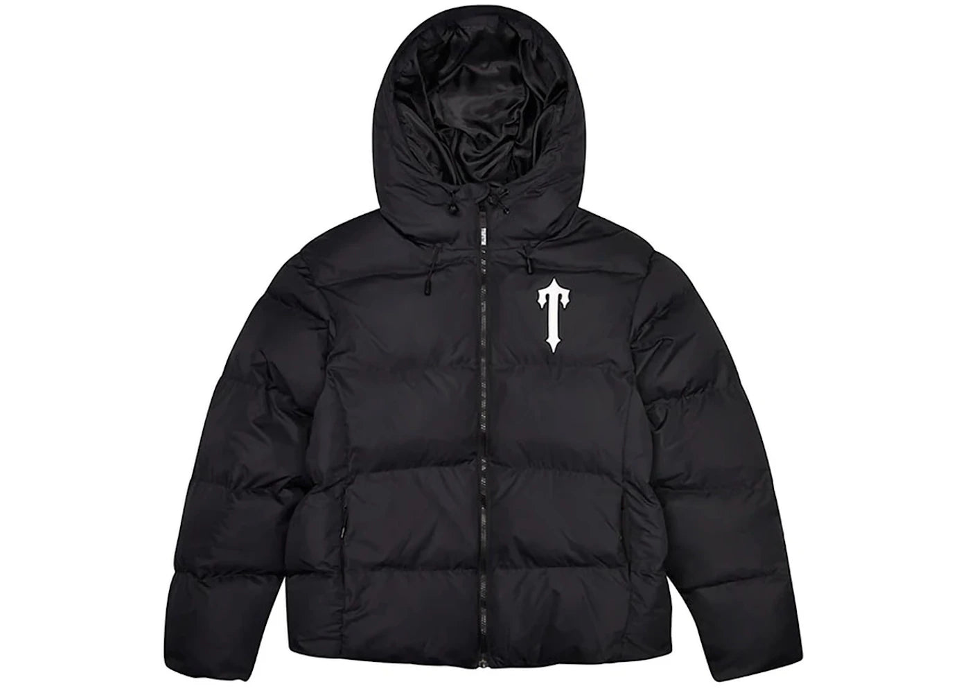 Trapstar Irongate Hooded Puffer Jacket-Black