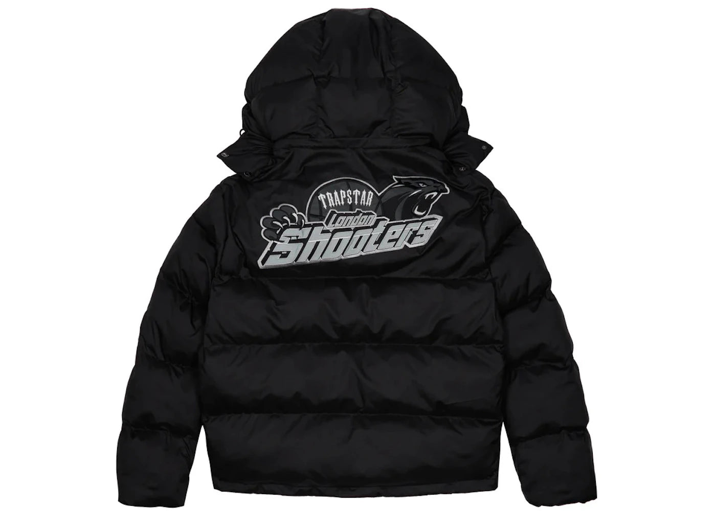 Trapstar Shooters Hooded Puffer-Black/Reflective