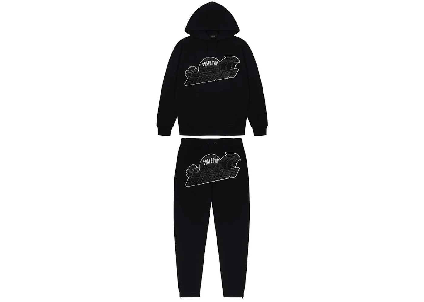 Survêtement à capuche Trapstar Shooters - Édition Blackout