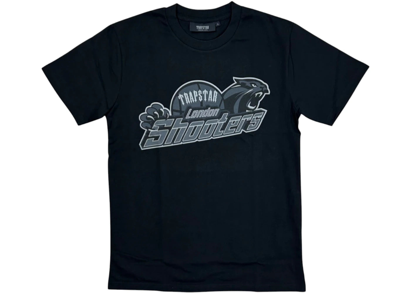 T-shirt Trapstar Shooters - Noir monochrome